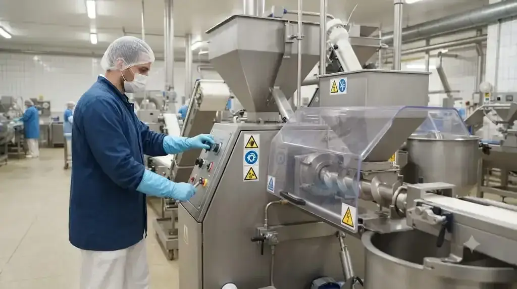 Working safely with machines: how do you teach someone to operate a machine without stopping the production line?