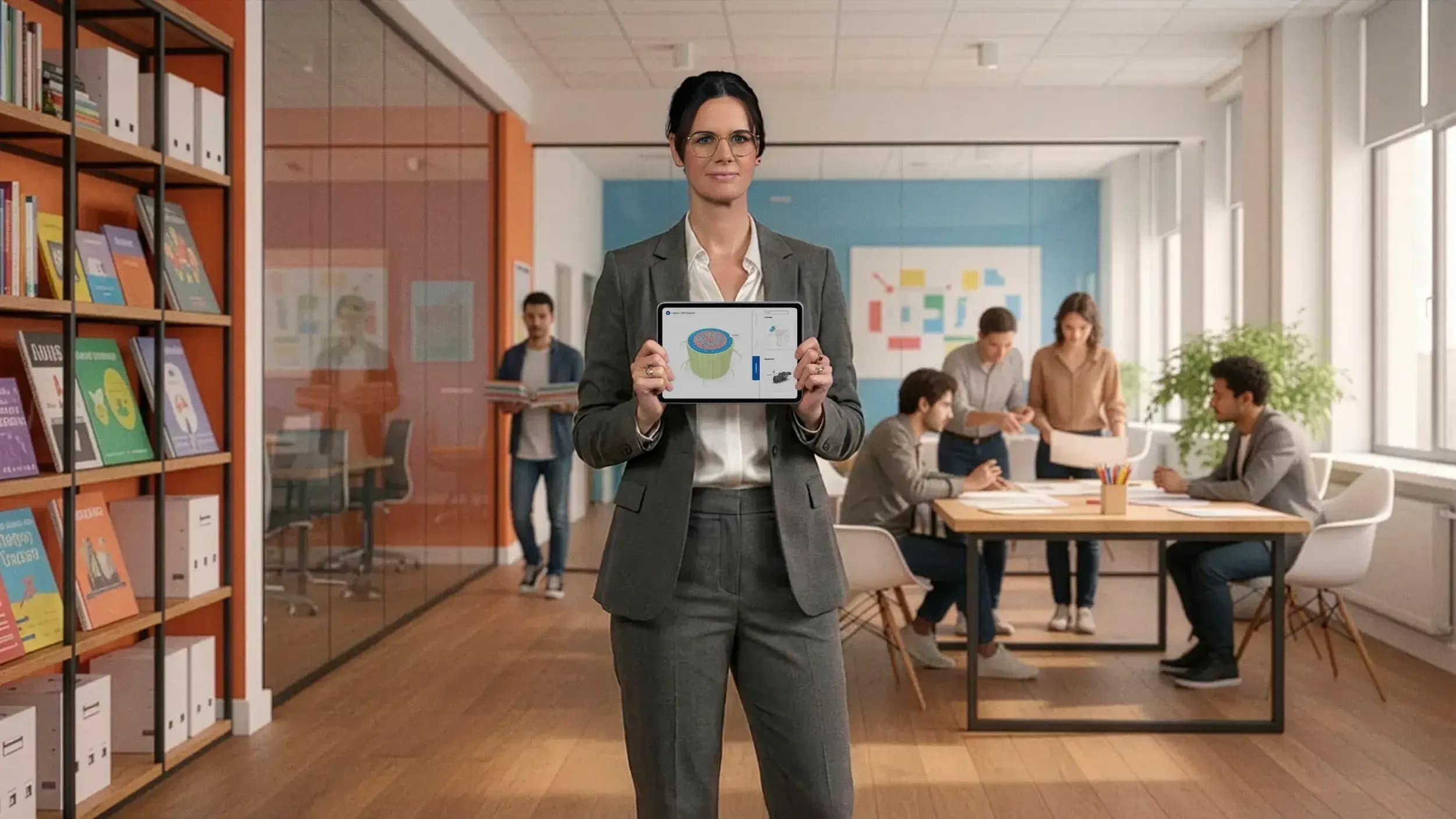 Een interactief 3D-platform voor onderwijsuitgevers en leersystemen